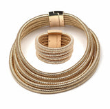 Kardashian Style Chic Choker And Bracelet Collection