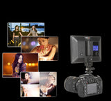 Portable Bi-Color Slim LED Light + Battery + Charger | With LCD Display!