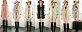 Kardashian Style Fur Overcoat