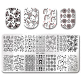 Stamping Template #2 - Mixed Art Theme | 6 Patterns To Choose From!